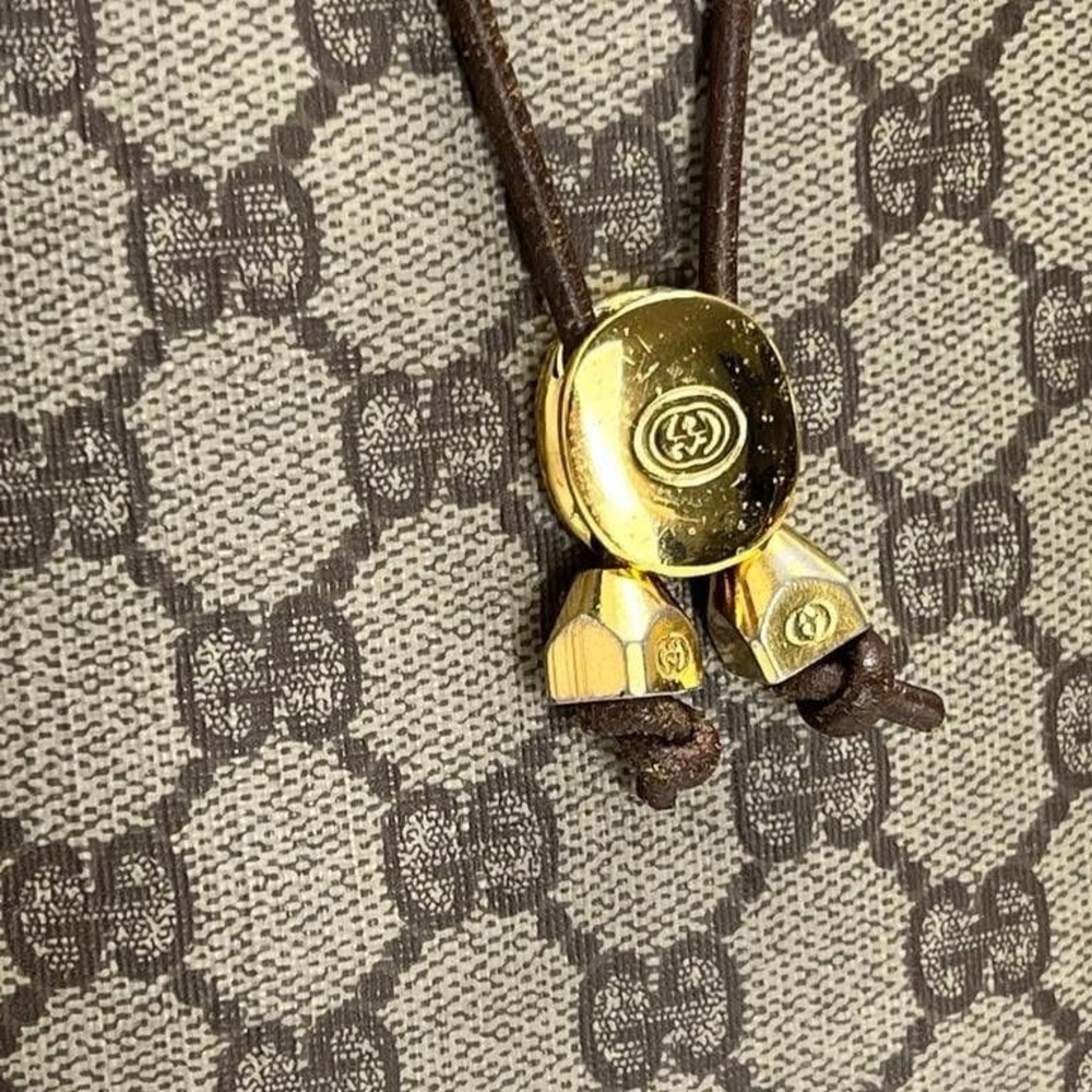 Vintage Gucci Monogram Small Drawstring Bucket - image 6